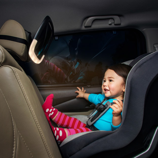 Brica Night Light Baby In Sight Pivoting Car Mirror