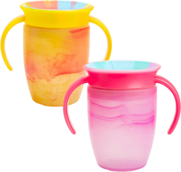 Miracle® 360° Tropical Swirl Trainer Sippy Cup, 7oz/207ml - 2 Pack