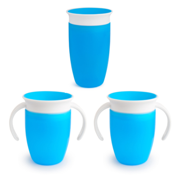 Miracle® 360° Trainer Cup and Sippy Cup, Blue