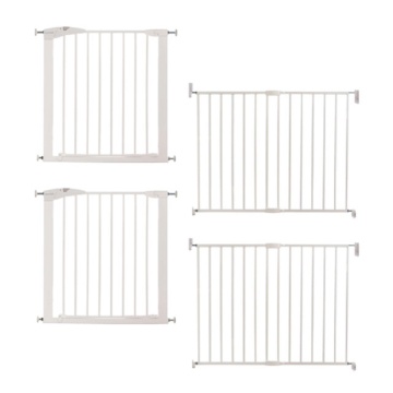 Extending Metal and Maxi Secure Safety Gate Bundle, 4 Pack