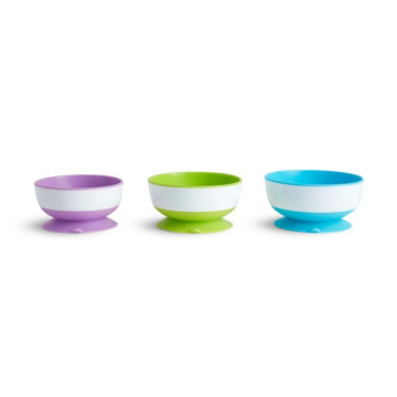 Stay Put™ Suction Bowls, 3 Pack