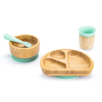 Bambou Cup, Bowl & Plate Weaning Set