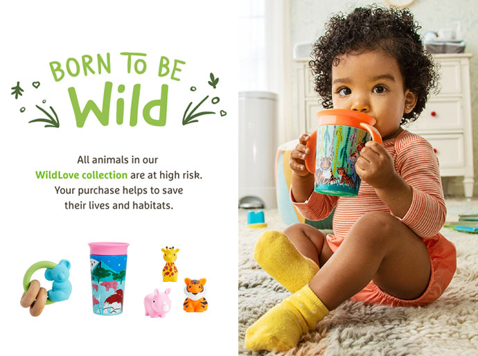 Discover our WildLove collection for little explorers, and support endangered species with every purchase.